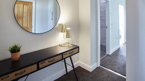 Two-Bedroom Apartment | 2 bedrooms, premium bedding, laptop workspace, iron/ironing board - West Cliff View (Whitby)