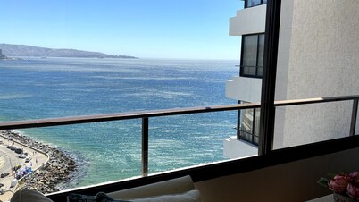 Spectacular Beachfront Apartment with Underground Parking