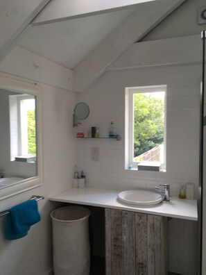 Dusche, Shampoo, Toilettenpapier
