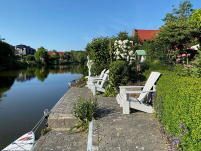 Stylishly romantic gallery apartment in ANKERHAUS AM SIEL with balcony