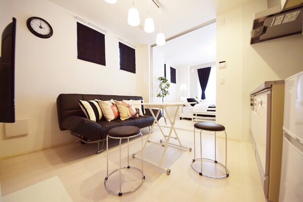Apartment, 1 Schlafzimmer (101) | Wohnzimmer | Flachbildfernseher