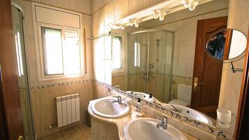 Shower, hair dryer, bidet
