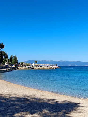  Für 2Per,WLAN, 250m zum Strand,Klima, Parkplatz,Spülmaschine,Balkon, Grillplatz