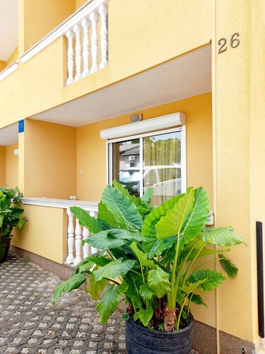   2 Persone, 250m zum Strand,Klima, Parkplatz,  Spülmaschine,Balkon, Grillplatz