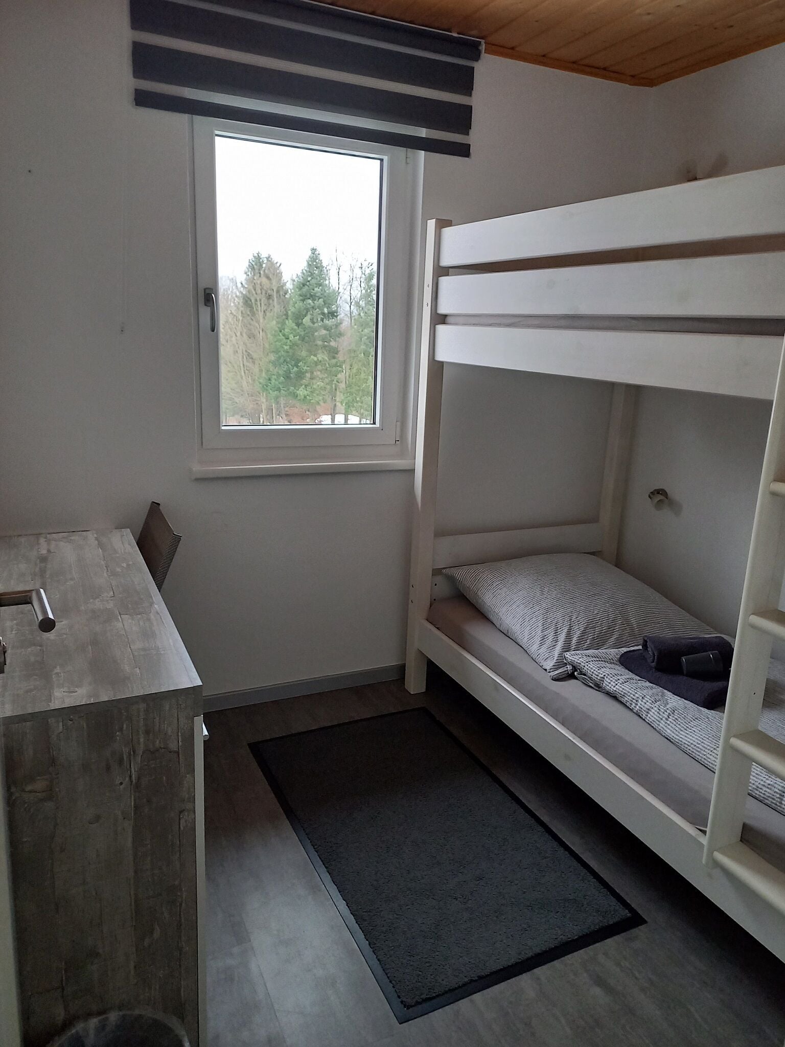 Ferienhaus Fichte mit WLAN und Terrasse-Schlafzimmer