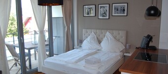 1 bedroom apartment for 1-2 people in Freiburg-Vauban. High-quality