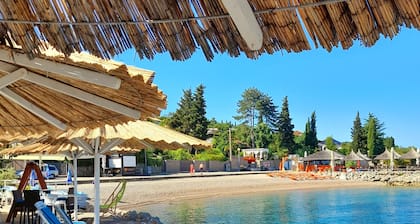 Für 2 Per,WLAN,250m zum Strand,Klima, Parkplatz, Spülmaschine,Balkon, Grillplatz