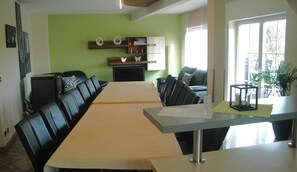 Dining - Vacation home/event location, 285 m² living area, 300 m² secluded outdoor area  (Rieneck)