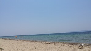 On the beach