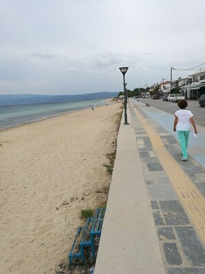 On the beach