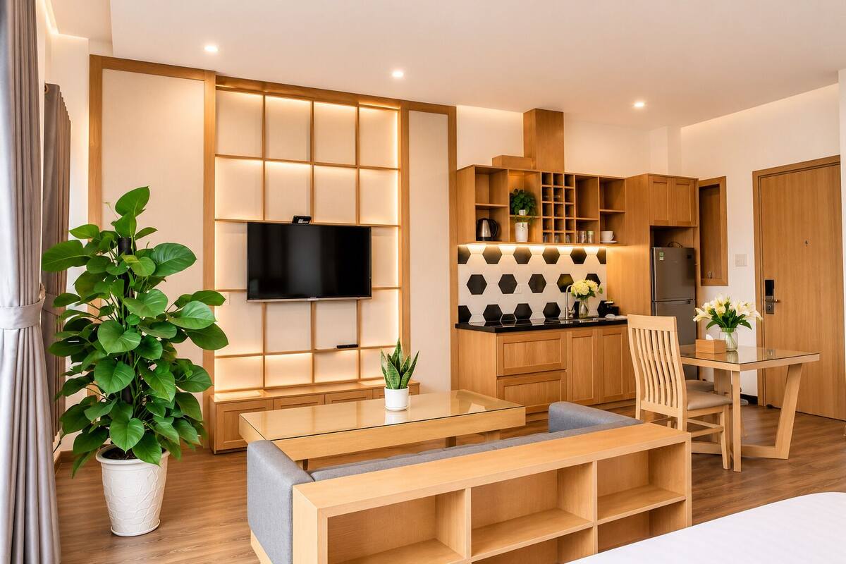 Appartement Luxe, balcon | Intérieur