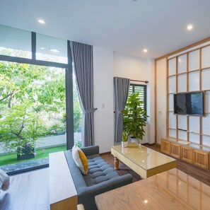 Familien-Vierbettzimmer | Sonnenterrasse