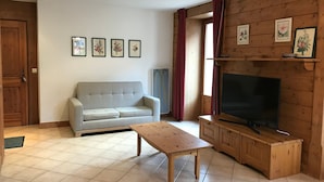 Living area - Luxury apartment Chamonix 4 pers, parking/ski (Chamonix-Mont-Blanc)