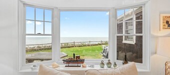 Completely Renovated Cottage Overlooking Nantucket Sound with Private Beach
