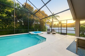 Una piscina climatizada