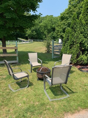 Property grounds - 30' motorhome on private setting. (Cedar)