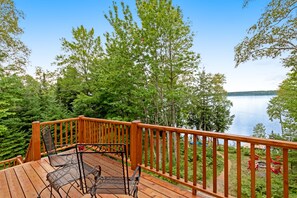 Property grounds - Lakefront home w/ furnished deck, firepit & private dock - dogs OK (Presque Isle)