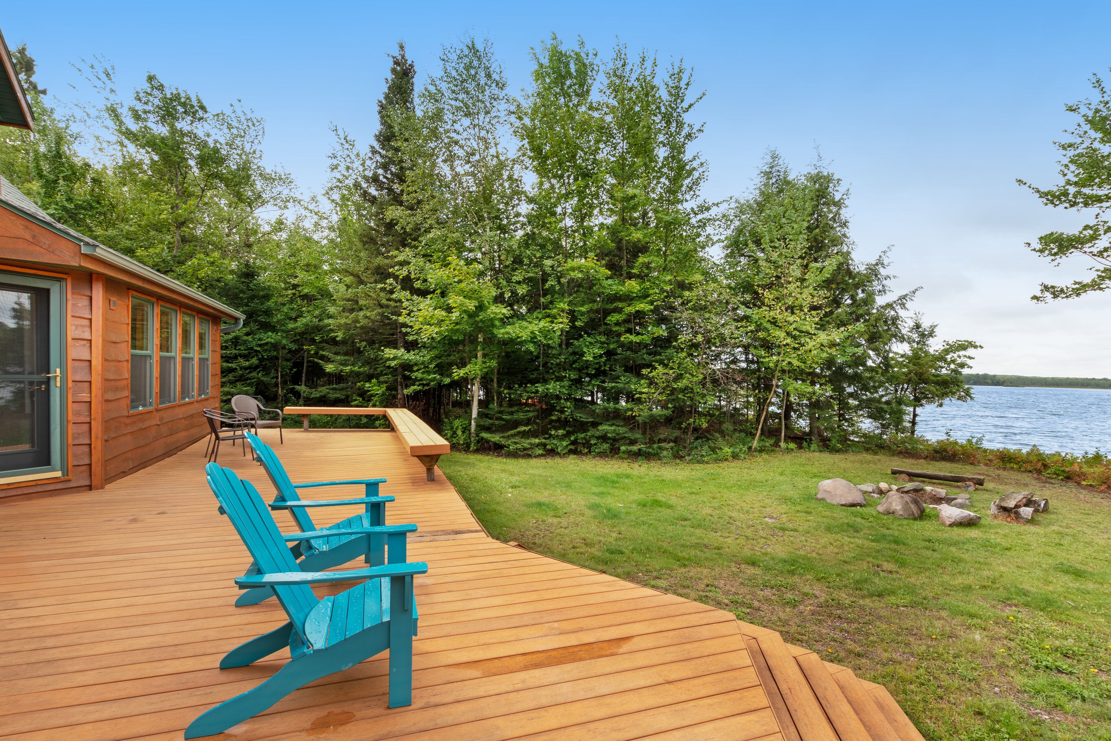 Secluded lakefront getaway with private dock
