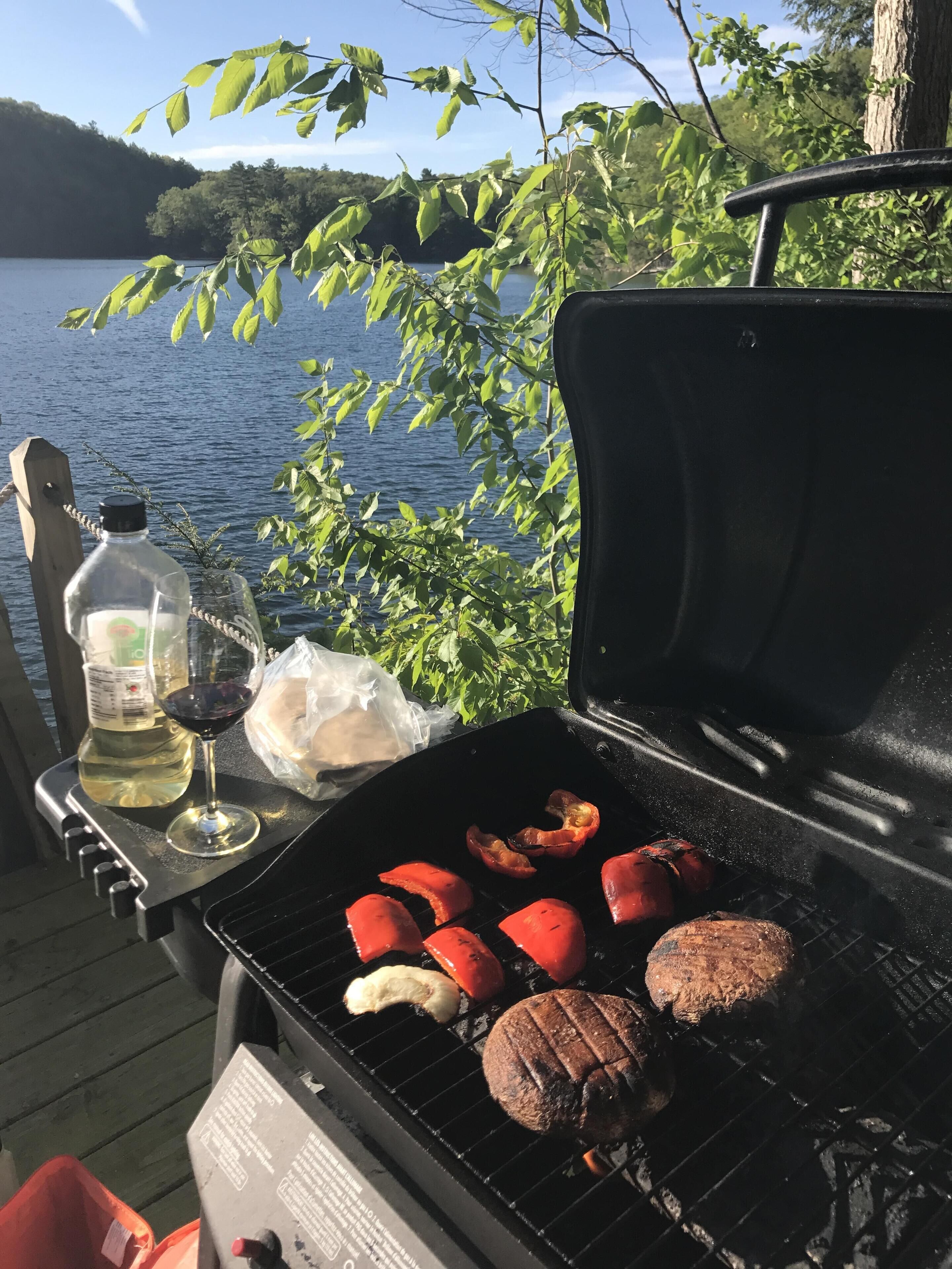 Grill by the water...
