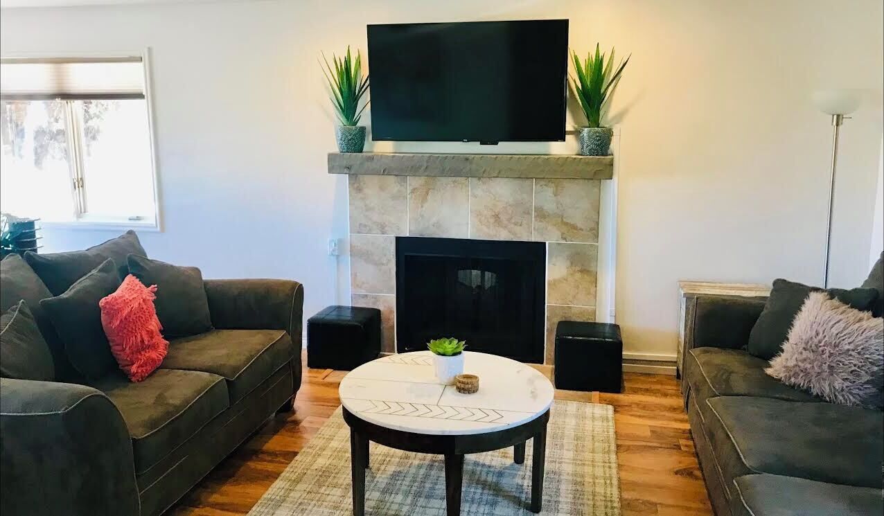 Smart TV, Netflix, DVD player, foosball