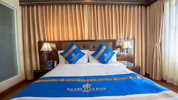 Deluxe Queen Room | Wifi gratis y ropa de cama