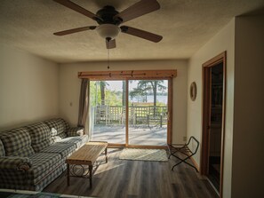 TV, fireplace - Lakeside Cabin located in the heart of Michigan's Upper Peninsula! (Shingleton)