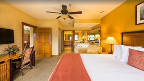 2 bedrooms, in-room safe, iron/ironing board, WiFi