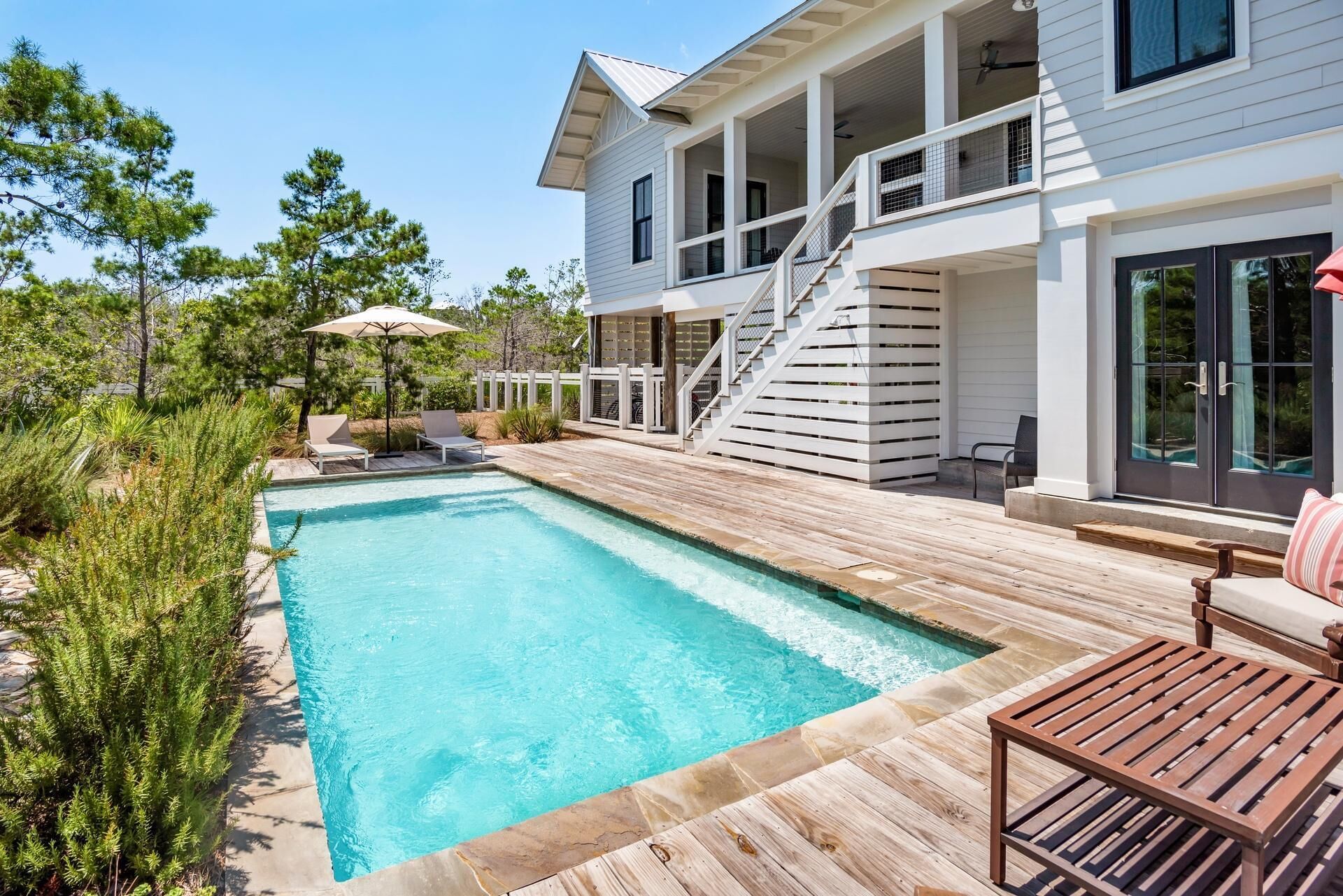 Una piscina riscaldata