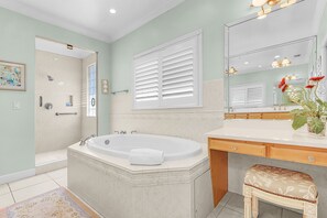 Shower, towels