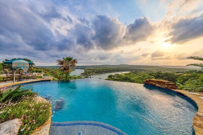 Lake Travis Waterfront with Resort Style Pool and Million Dollar Views.