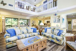 Älytelevisio, DVD-soitin, kirjoja, työhuone