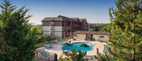 Indoor pool, outdoor pool