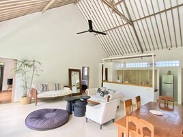 Family Villa, 3 Bedrooms | Private kitchen | Fridge, stovetop, dishwasher, coffee/tea maker