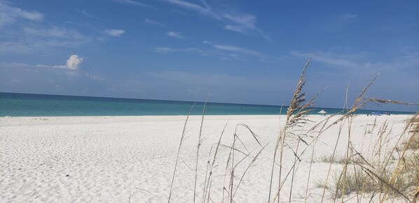 Sun loungers, beach towels