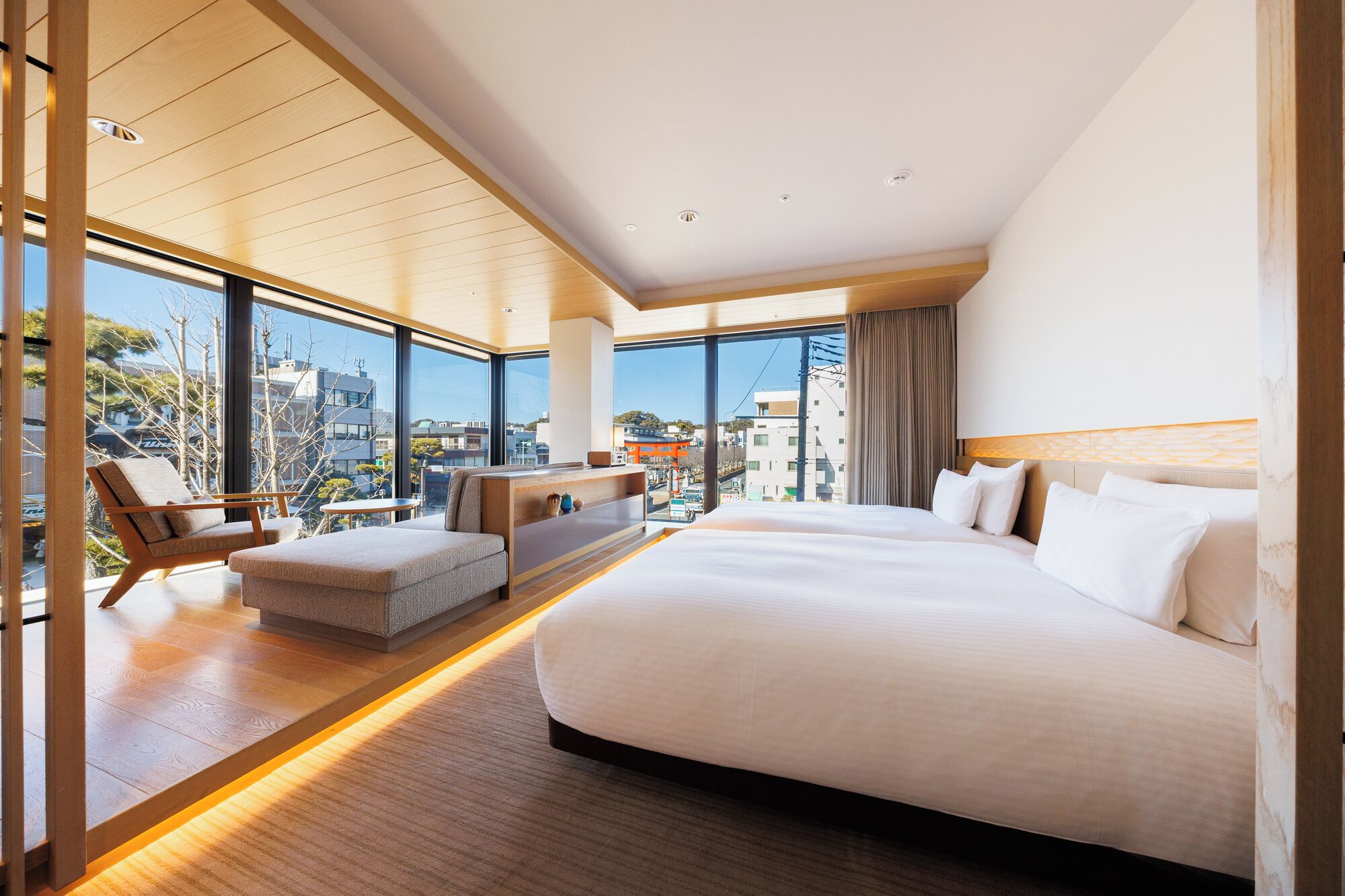 Premium Corner Twin Room, Non Smoking | Premium bedding, in-room safe, desk, iron/ironing board