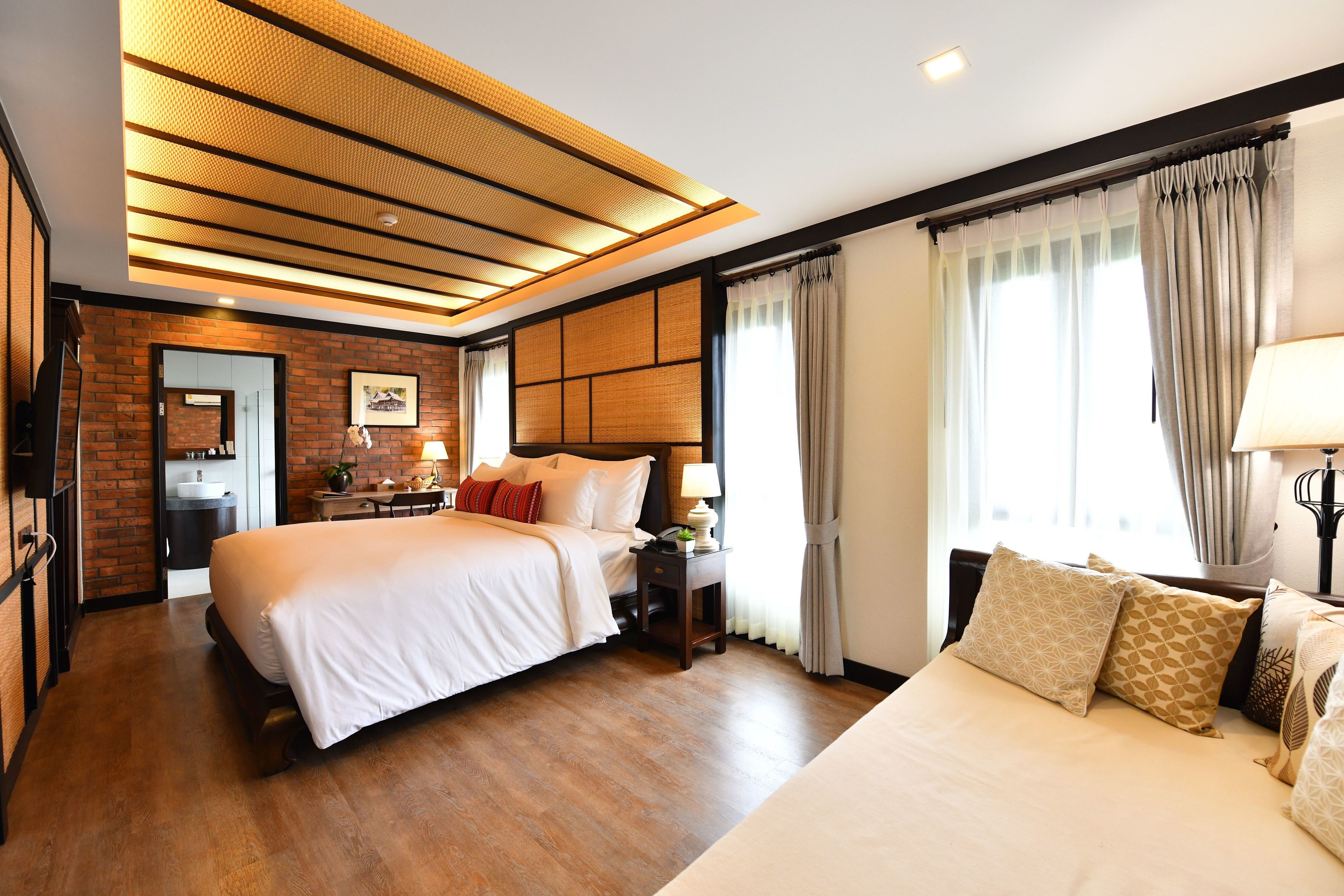 lanna triple superior room | 1 bedroom, in-room safe, desk, blackout curtains