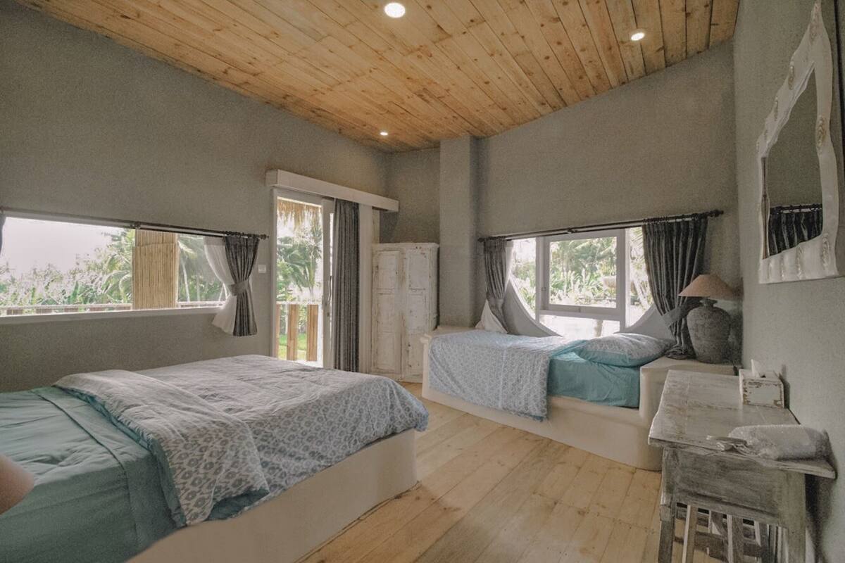Vila luxo | 1 quarto, roupas de cama premium, frigobar, cofres nos quartos