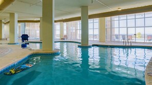 Indoor pool, a heated pool