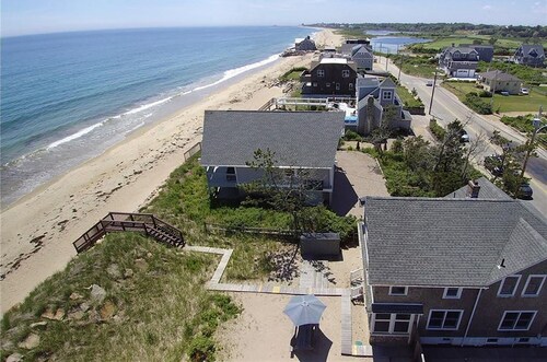 Quintessential New England Home on Private Beach 