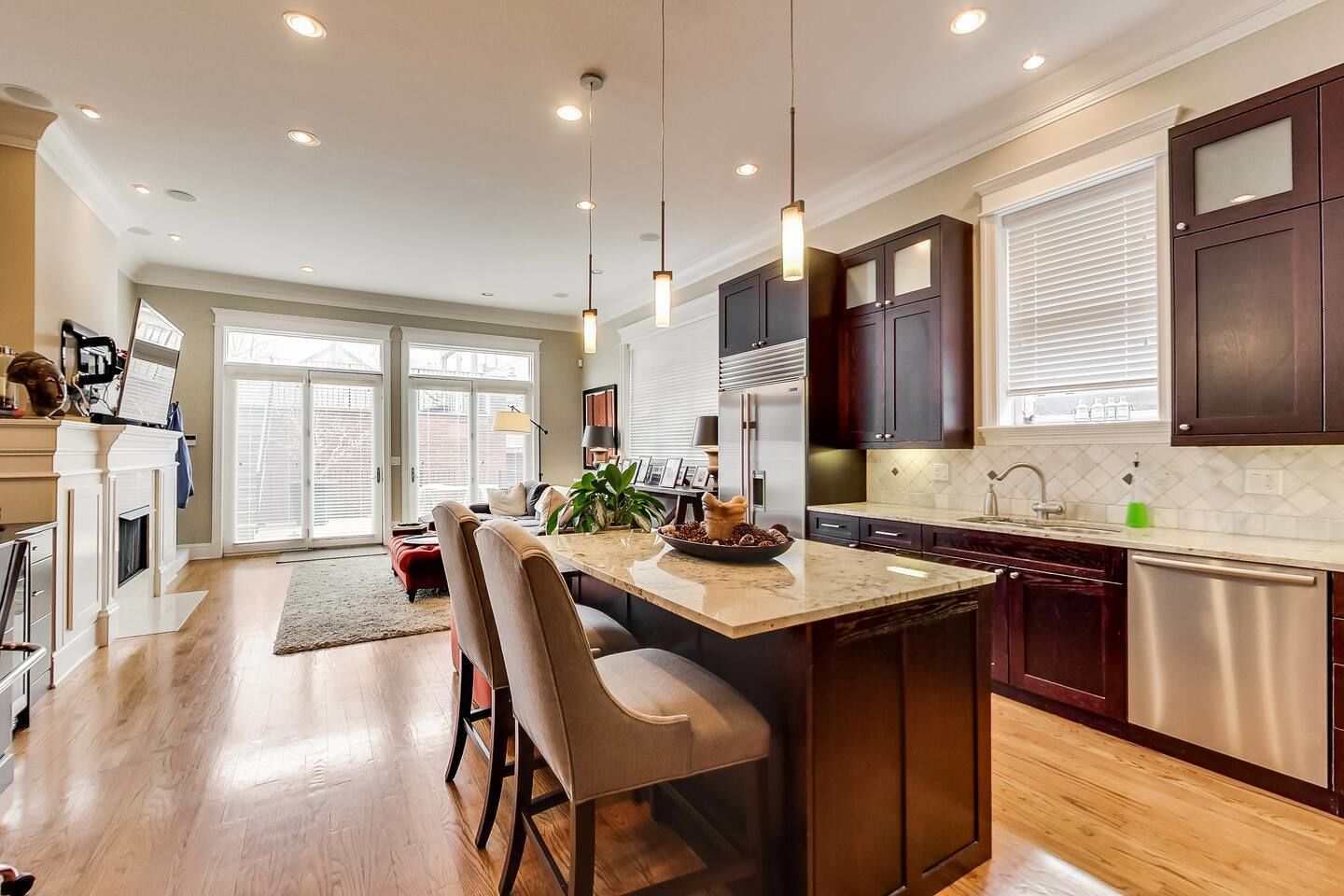 Oven, stovetop, dishwasher, espresso maker