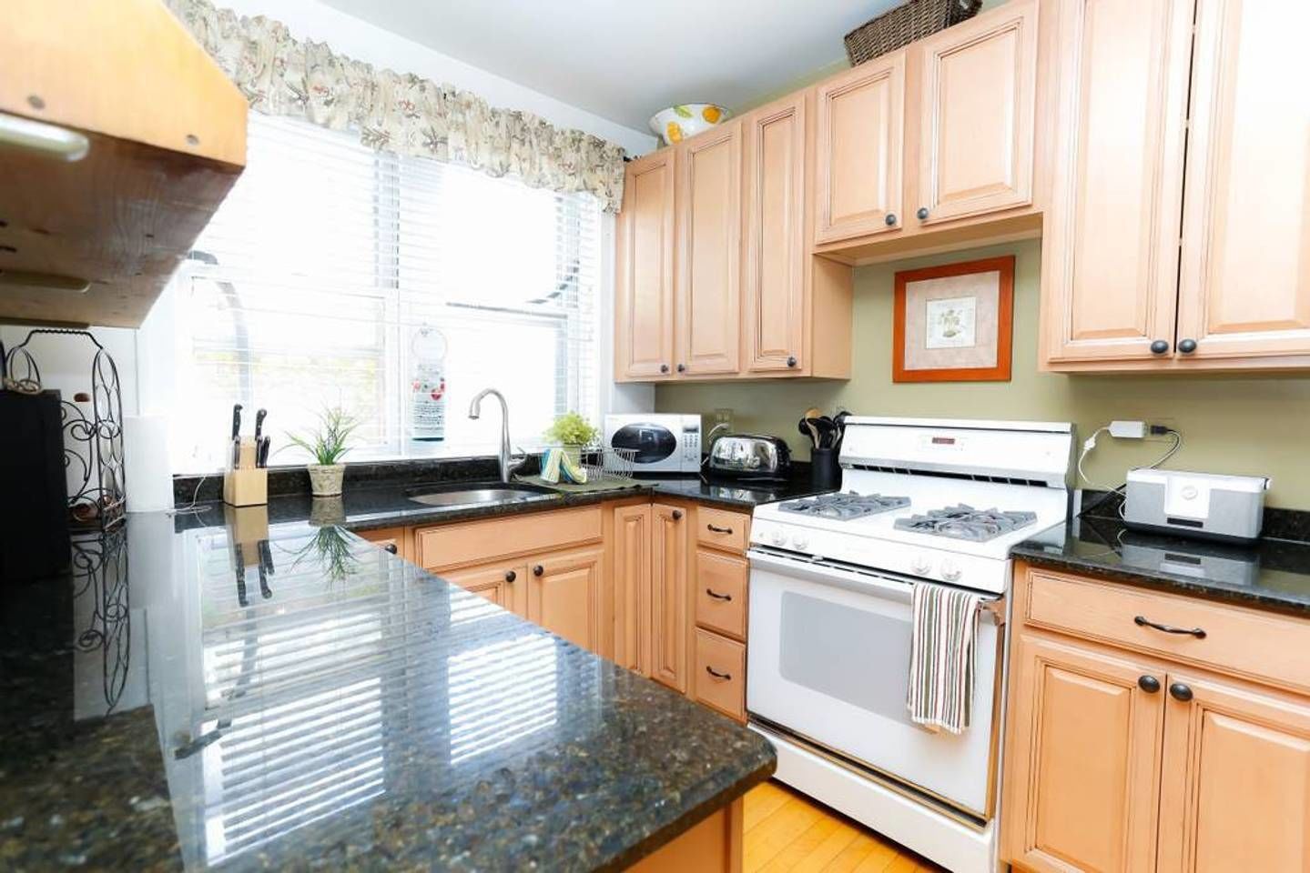 Oven, stovetop, dishwasher, espresso maker