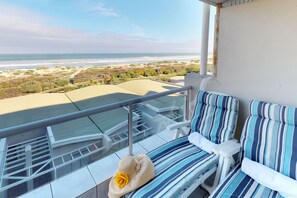 Klassiek appartement | Uitzicht op strand/zee