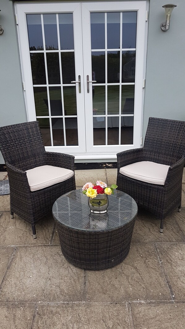 Luksus-dobbelt- eller tomannsrom | Terrasse/patio