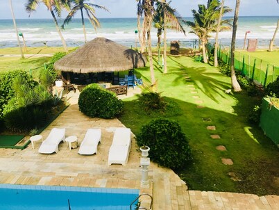 Beautiful beachfront house on the north coast of Bahia.