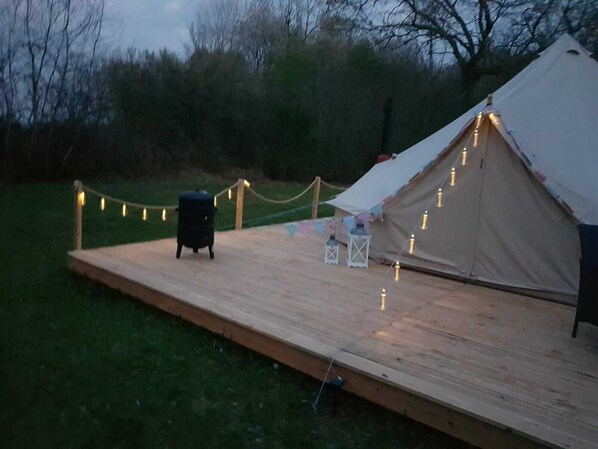 Overnattingsstedets uteområder