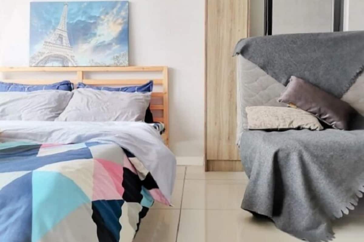 Condo de diseñador, 1 cama Queen size y sofá cama (1) | 2 habitaciones, decoración personalizada y muebles diferentes