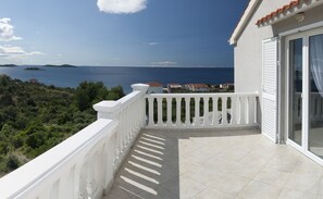 Apartment, 2 Bedrooms, Sea View | Balcony