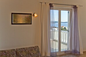 Apartment, 2 Bedrooms, Sea View | Living area - Apartments Parlov (Rogoznica)