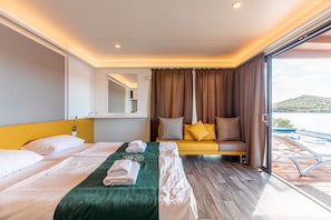 Individually furnished, desk, blackout curtains, soundproofing
