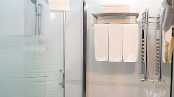 Slippers, heated floors, towels